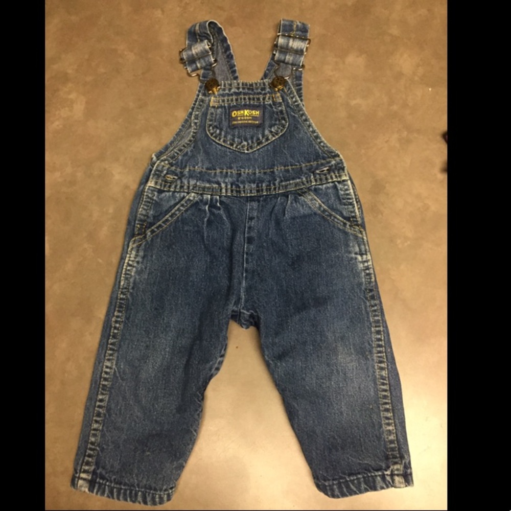 *vintage* OshKosh denim overalls